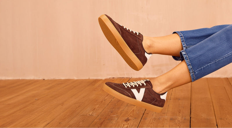 Womens Sustainable Leather Trainers