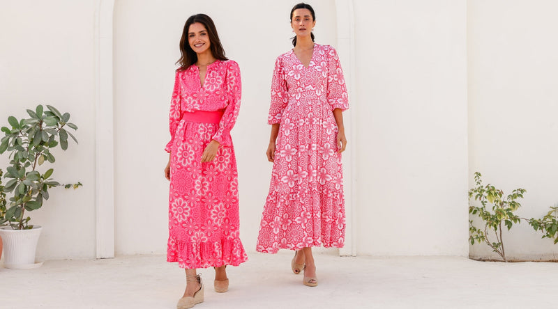 Women's Pink Maxi Dresses