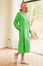 Sadie Organic Cotton Cheesecloth Dress | Green