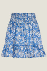 Emani Organic Cotton Skirt | Dianthus Blue/White