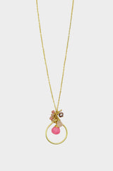 Willow Necklace | Pink Gemstones