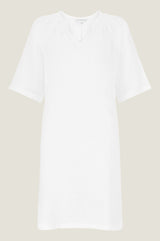 Paxos Linen Dress | White