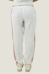 Unisex Kikoy Trousers | White/Pink
