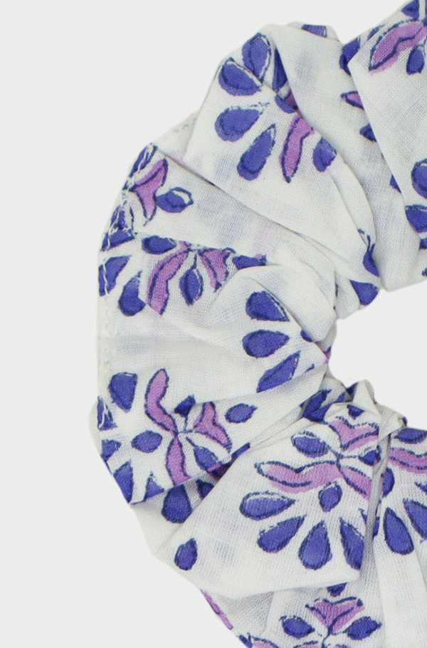 Organic Cotton Scrunchie | Buta Blue/Purple