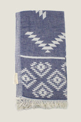 Pestemal Greek Absorbent Towels | Navy