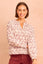 Lauren Embroidered Blouse | Cream/Mauve