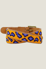 Cheetah Belt | Orange/Blue