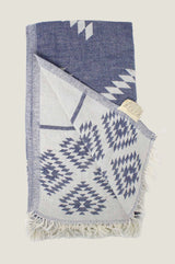 Pestemal Greek Absorbent Towels | Navy