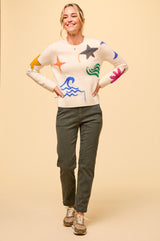 Abie Denim Jeans | Jungle Green