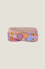 Multi Circle Belt | Multicoloured/Light Tan - Aspiga