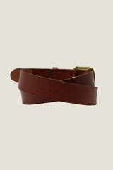 Plain Leather Belt | Tan - Aspiga