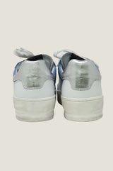 MELINE Vintage Effect Star Trainers | Blue/White
