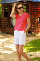 Short Sleeve T-Shirt | Raspberry