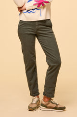 Abie Denim Jeans | Jungle Green