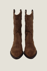 Camilla Cowboy Boots | Chocolate