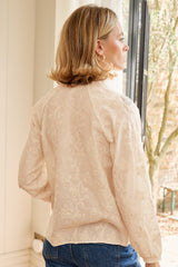 Adele Embroidered Blouse | Ivory