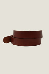 Plain Leather Belt | Tan - Aspiga
