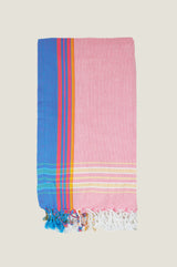 Classic Kikoy | Light pink/Blue