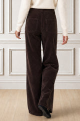 Stretch Corduroy Trouser | Chocolate