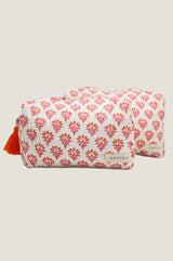 Large Wash Bag | Hot Coral - Aspiga