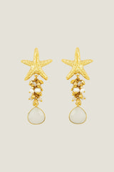 Andrea Earrings | Pearl/Gold