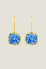 Lois Earrings | Blue Topaz