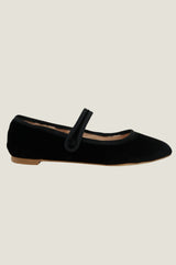 Velvet Mary Jane | Black