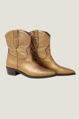 ALPE Camilla Short Cowboy Boots | Copper