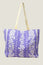 Paros Jute Bag | Cornflower/White