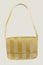 Beaded Strap Handbag | Chevron Gold