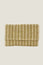 Amalfi Raffia Stripe Clutch | Natural/Taupe