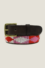 Aires Belt | Pink/White/Red