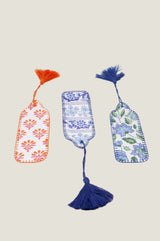 Block Print Bookmark | Blue/Green