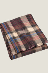 Large Check Scarf | Grey/Multi