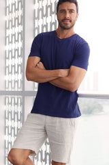 Men’s Premium Linen Shorts | Natural