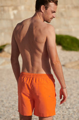 Men's Recycled Plain Swim Shorts | Plain Orange