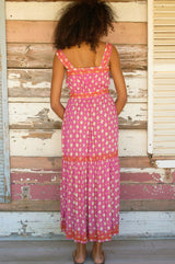 Natalie Dress | Pink/Orange