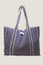 Quilted Tote Bag | Primrose Stamp Navy/Pink