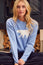 Merino Wool Polar Bear Jumper | Serene Blue/Cream