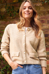 Pearl Cardigan | Oat