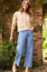 Pearl Cardigan | Oat