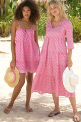 Emma Cotton Dress | Periwinkle Pink