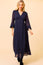 Evelyn Dress | Polka Dot Navy/White