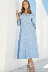 Hadlee Dress | Cornflower
