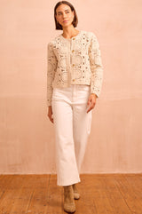 Crochet Cardigan | Cream