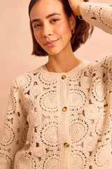 Crochet Cardigan | Cream