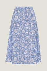 Neve Skirt | Blossom Blue/White