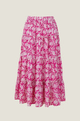 One Size Skirt | Dianthus Pink/White - Aspiga