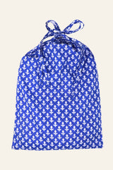 Pyjama Set | Leaf Blue/White