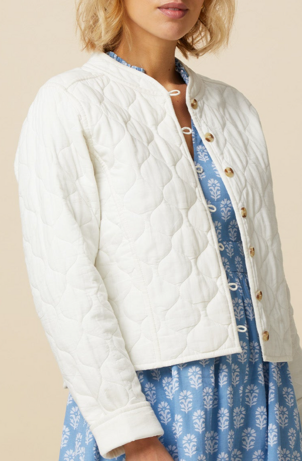Polly Quilted Jacket | Cream